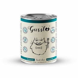 GUSSTO Pokarm dla kota z JELENIEM puszka 400g