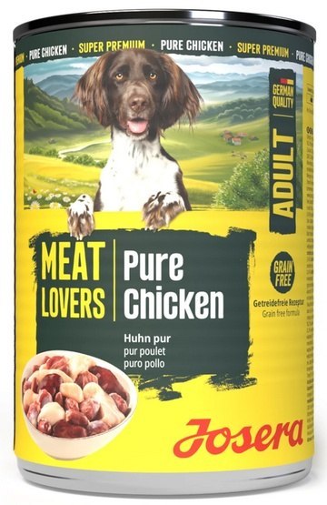 Josera Pies Meat Lovers Pure Kurczak puszka 400g