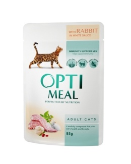 OPTIMEAL KOT KRÓLIK w sosie saszetka 85g