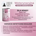 Paka Zwierzaka PEPE VET Gastrointestinal Low Fat Duck puszka 400g
