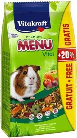 VITAKRAFT 1kg MENU VITAL ŚWINKA + 20% GRATIS