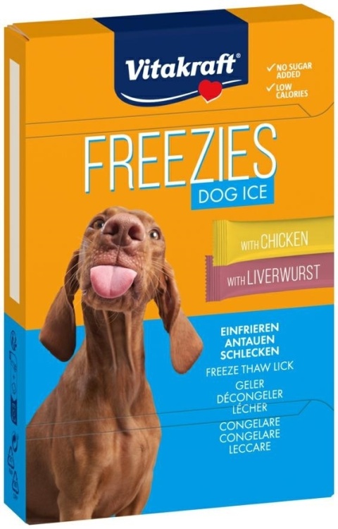 VITAKRAFT PIES FREEZIES lody dla psów 5x20g (3x wątróbka+2x kurczak)
