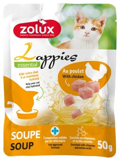 Zolux Lappies Przysmak dla kota - zupa z kurczakiem 50g